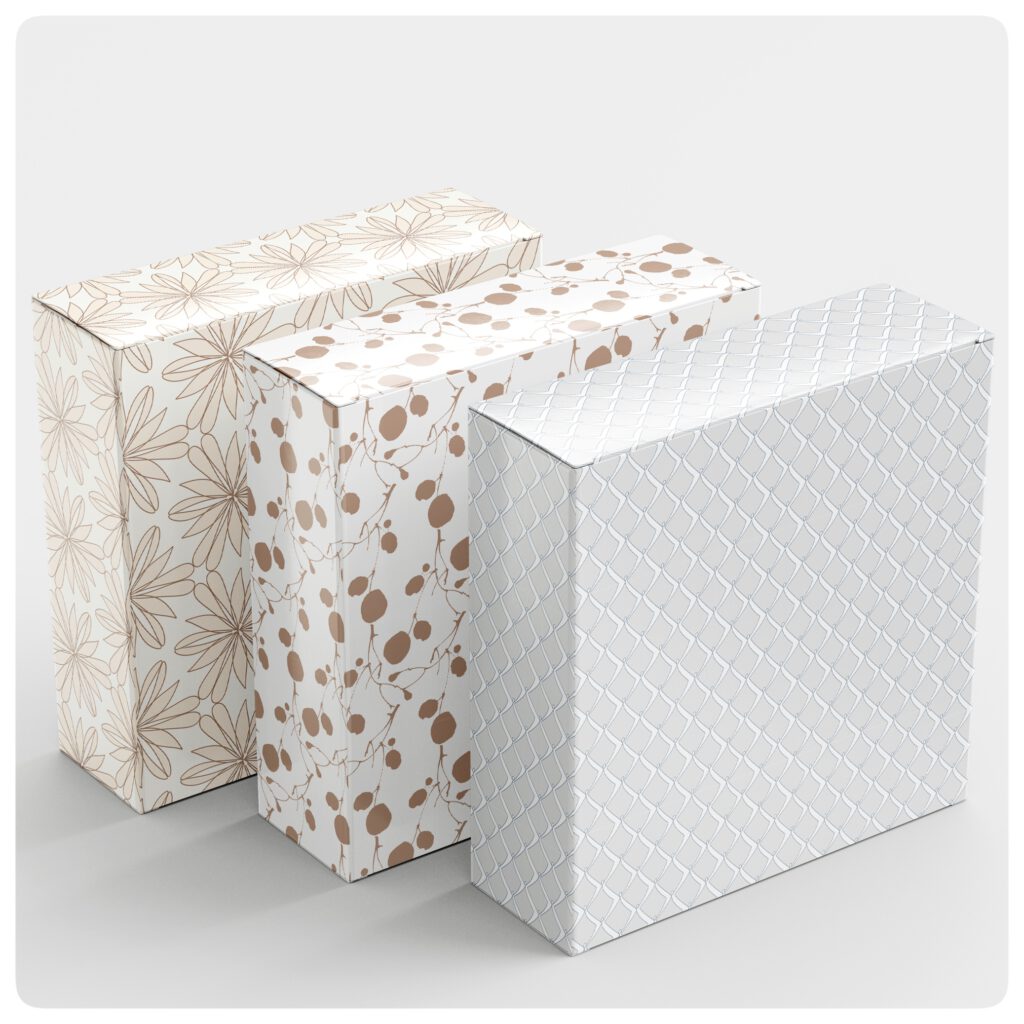 Papierschachteln aus malli Designpapier